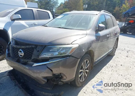 2013 Nissan Pathfinder Sl из США, поврежденный, VIN 5N1AR2MN1DC633022